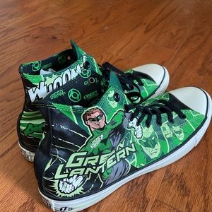 Converse All-Stars Hi-Top DC Comics Green Lantern (Glow in the dark)